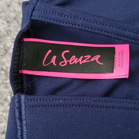 3/25$ La Senza Strappy Navy Blue Bralette M - Picture 4 of 6